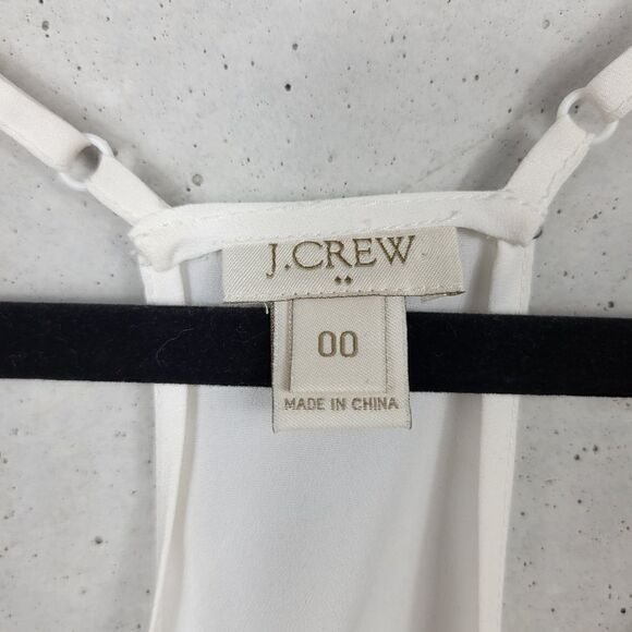 J.Crew Racerback Cami Tank Top. Ivory 00#023 - Picture 9 of 11